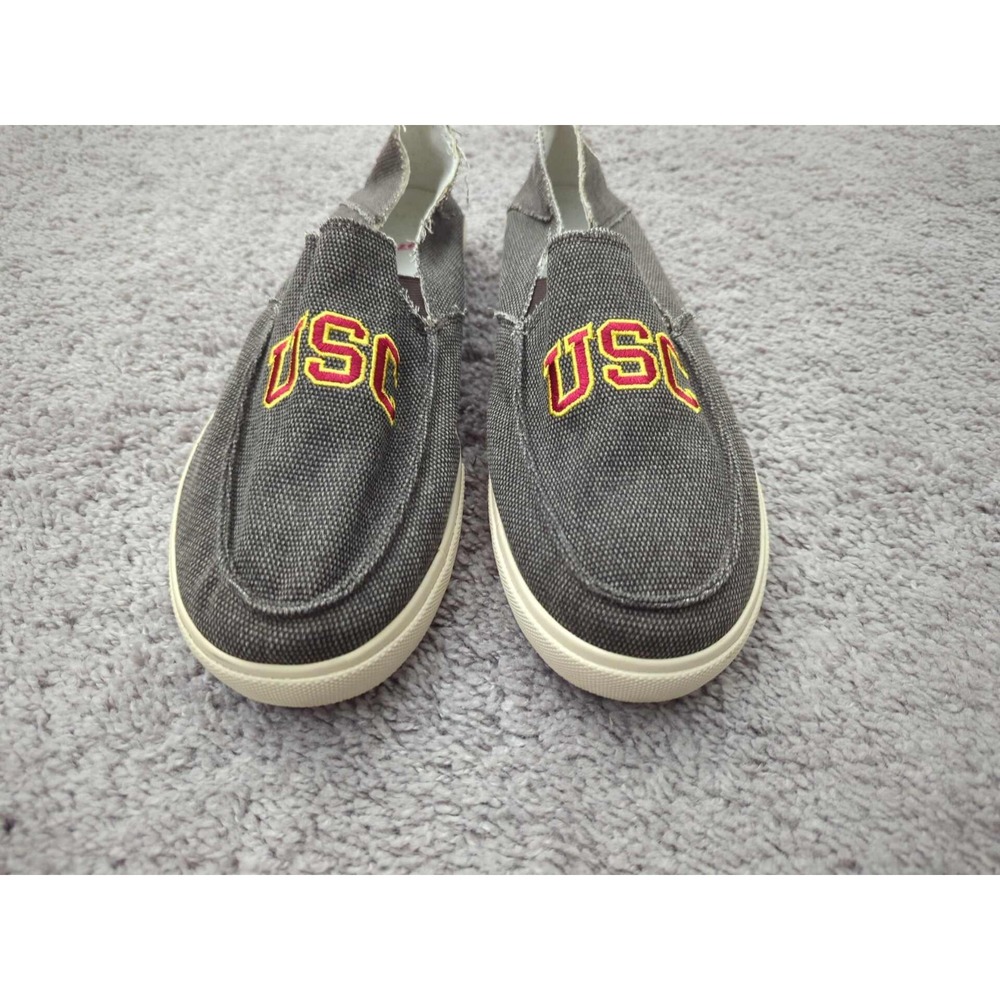 USC Trojans‎ Shoes Mens 11 US Brown Slip On Upper Vegetable Fiber Cruzerz